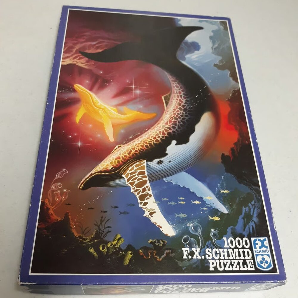 F.X.Schmid Puzzle 1000 Prince of Wales 25×17" used all pieces There